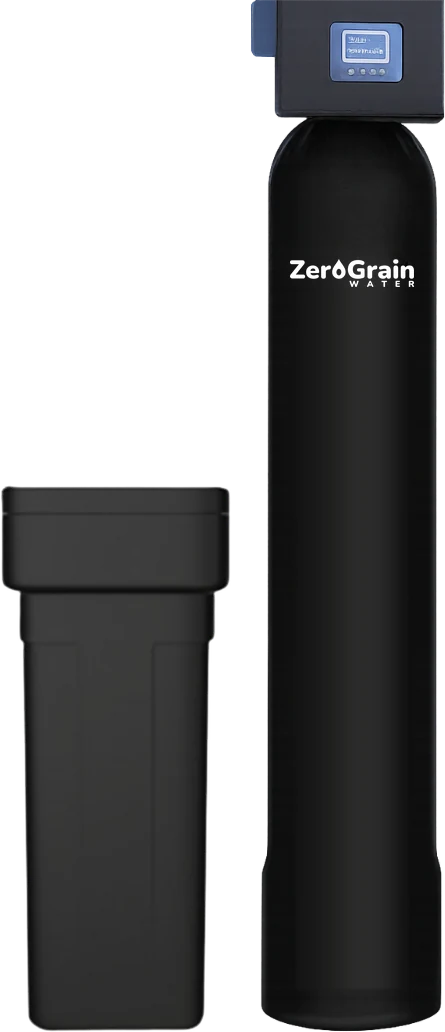 Whole-home water softener and brine tank, the system quoted for Brookfield homes